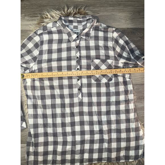 Croft & Barrow women’s grey flannel - Picture 6 of 8